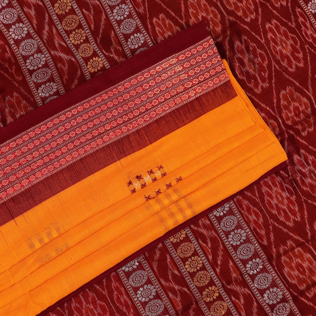 Handloom Bomkai Cotton Ikat Saree Handloom Saree_Cotton Priyadarshini Handloom