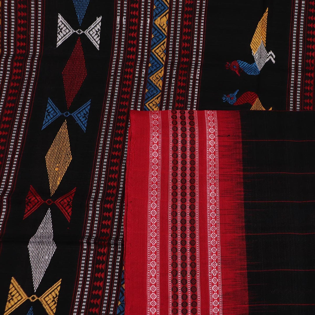 Handloom Bomkai Cotton Ikat Saree Handloom Saree_Cotton Priyadarshini Handloom