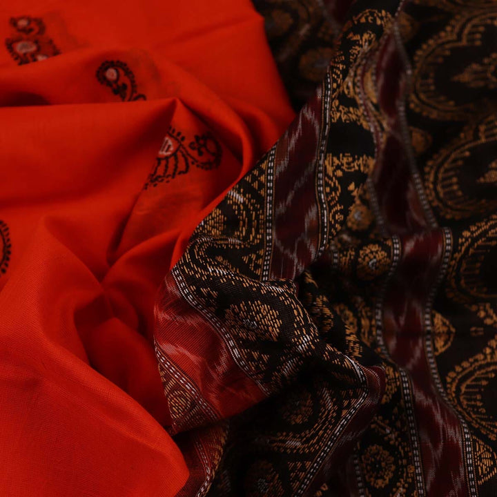 Handloom Bomkai Cotton Ikat Saree Handloom Saree_Cotton Priyadarshini Handloom