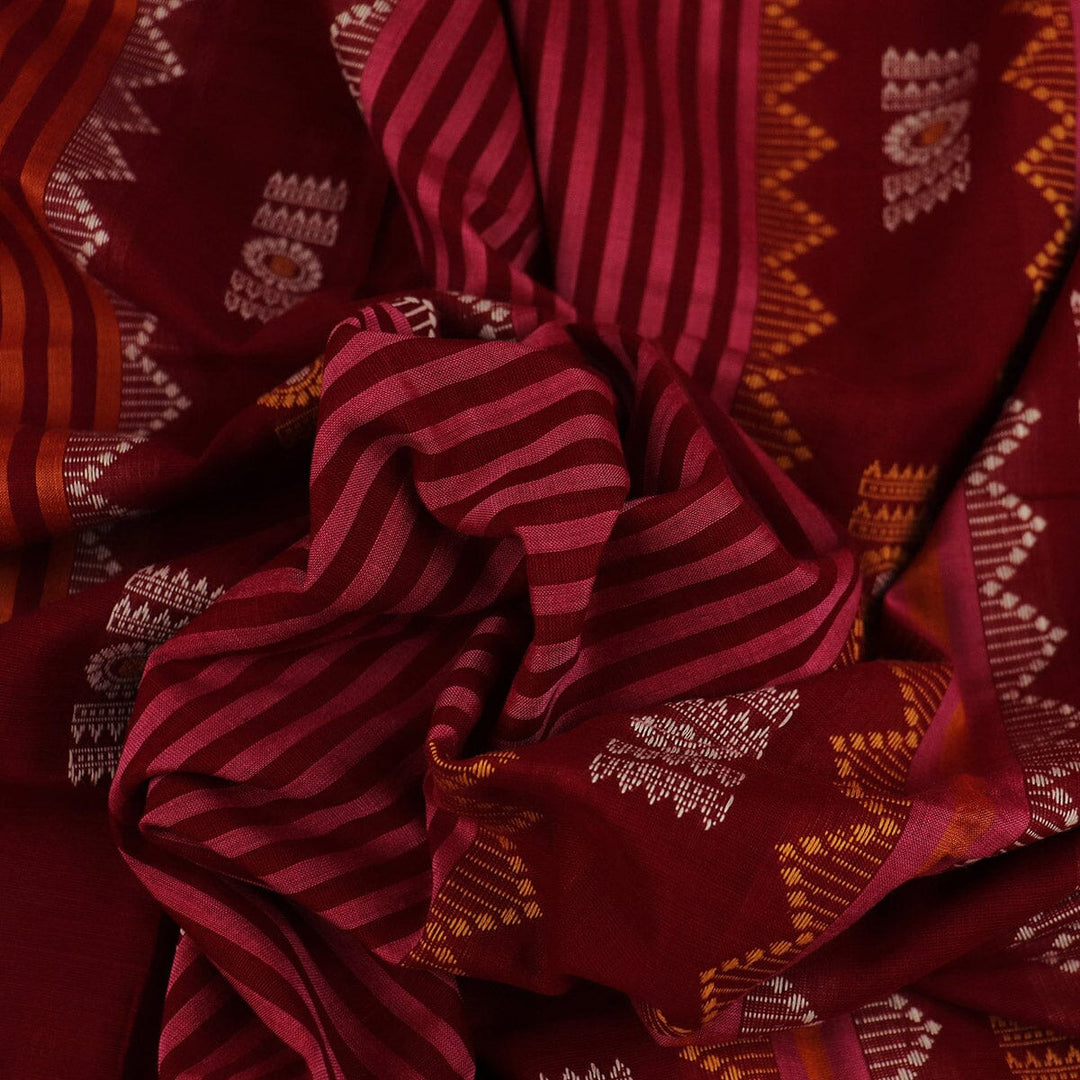 Handloom Bomkai Cotton Ikat Saree Handloom Saree_Cotton Priyadarshini Handloom