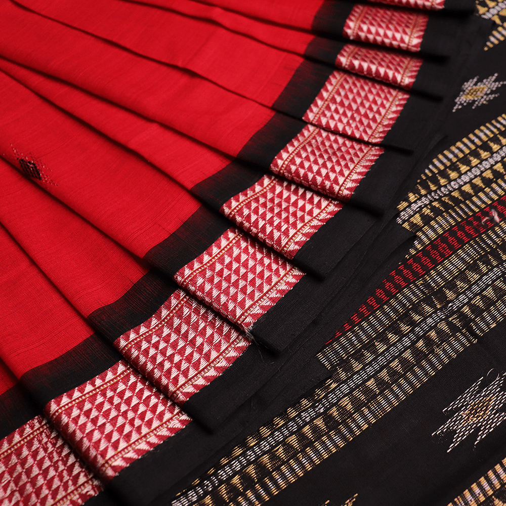 Handloom Bomkai Cotton Ikat Saree Handloom Saree_Cotton Priyadarshini Handloom