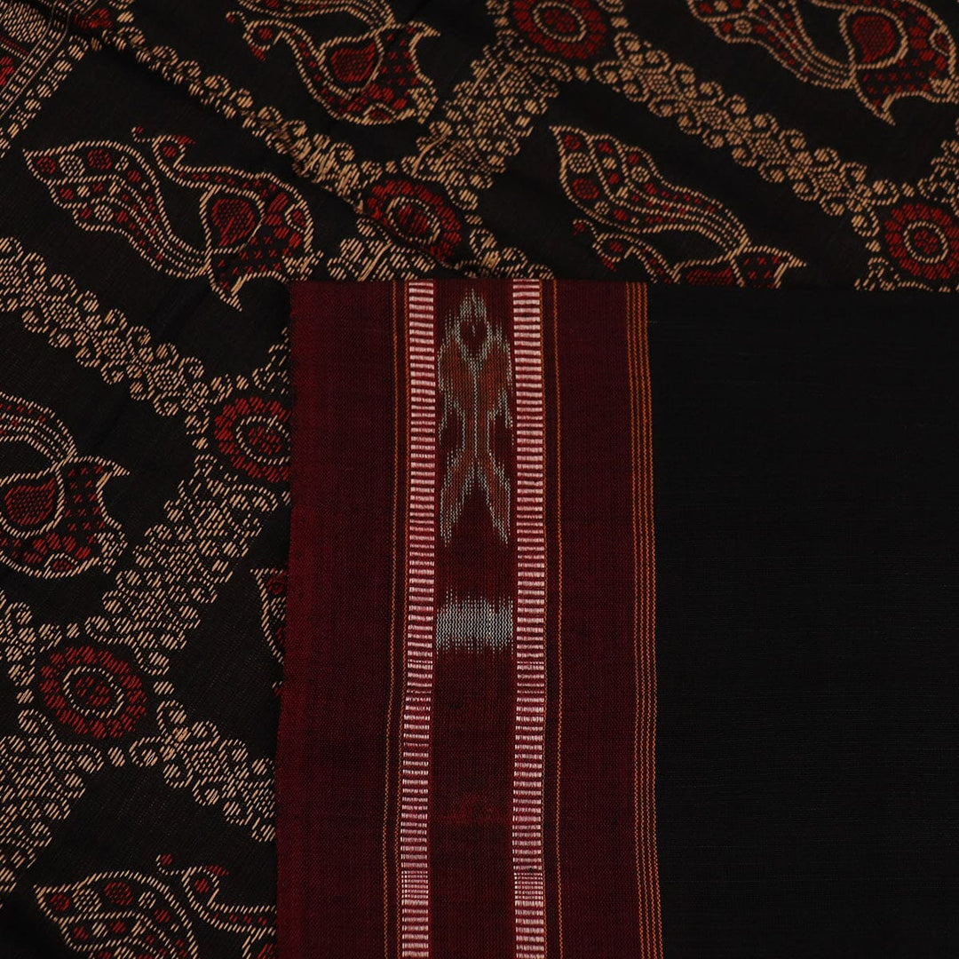 Handloom Bomkai Cotton Ikat Saree Handloom Saree_Cotton Priyadarshini Handloom