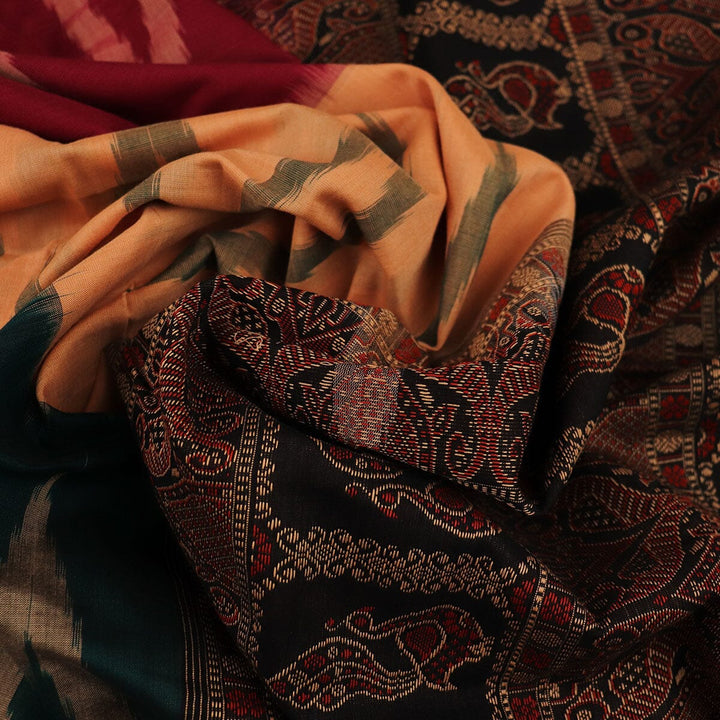Handloom Bomkai Cotton Ikat Saree Handloom Saree_Cotton Priyadarshini Handloom