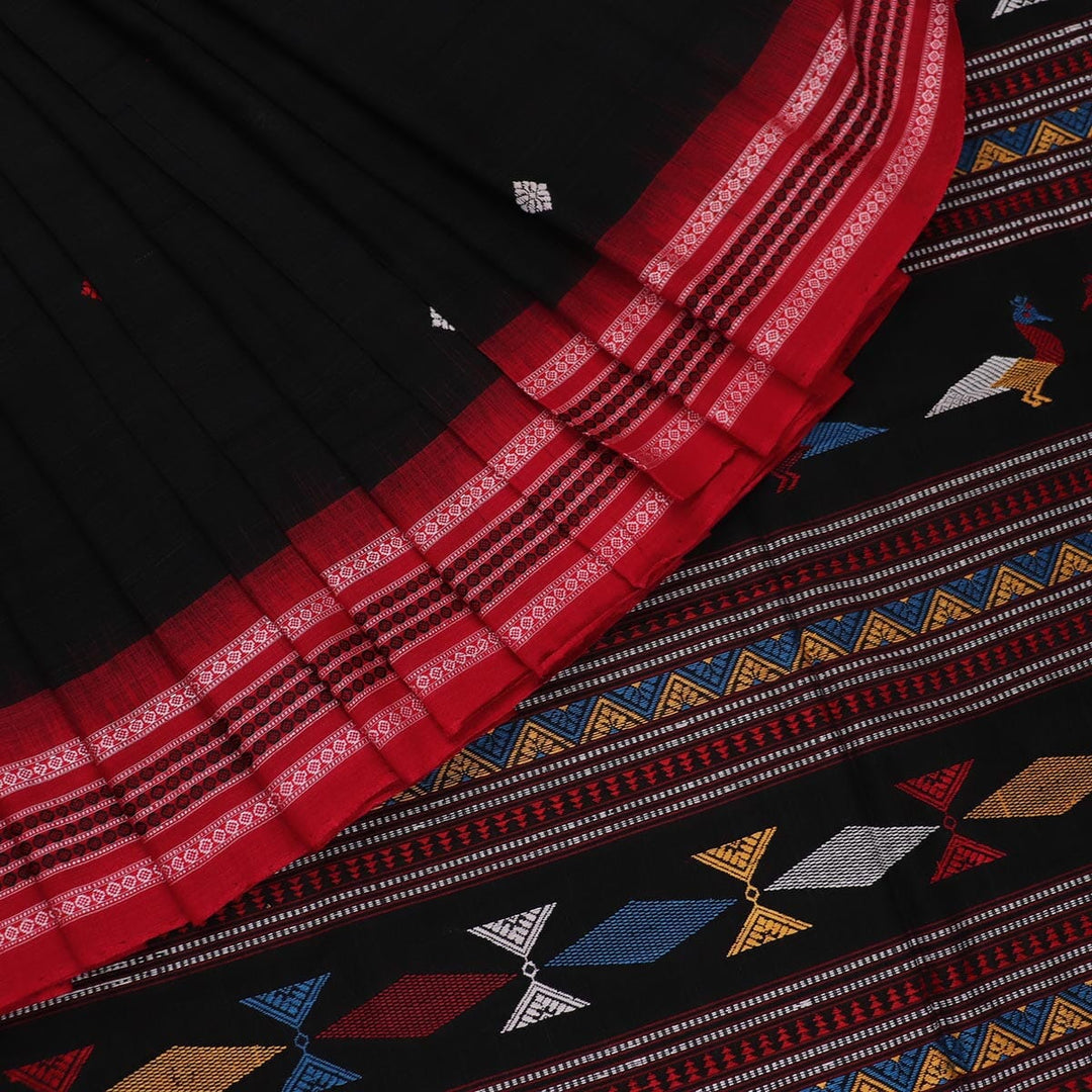 Handloom Bomkai Cotton Ikat Saree Handloom Saree_Cotton Priyadarshini Handloom