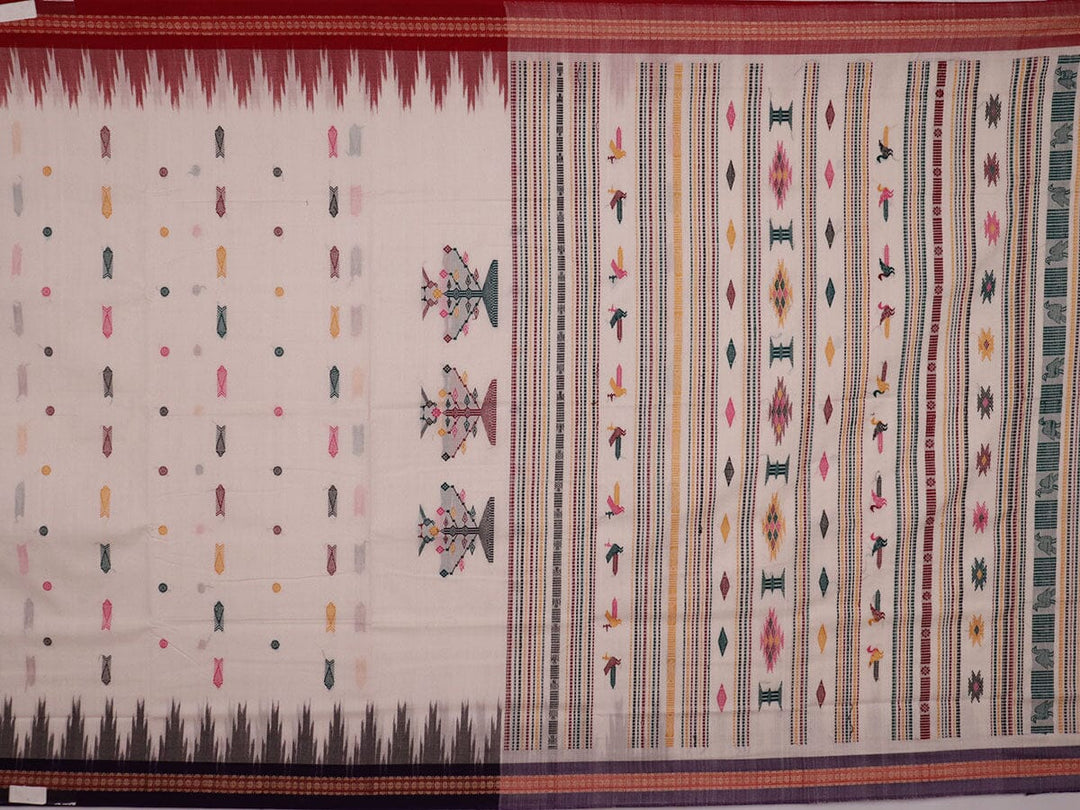 Handloom Bomkai Cotton Ikat Saree Handloom Saree_Cotton Priyadarshini Handloom