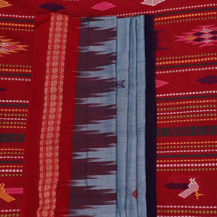Handloom Bomkai Cotton Ikat Saree Handloom Saree_Cotton Priyadarshini Handloom