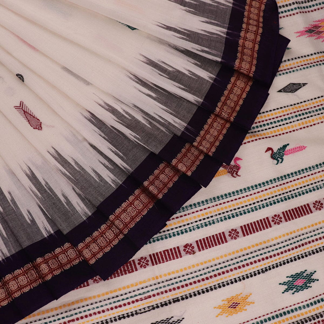 Handloom Bomkai Cotton Ikat Saree Handloom Saree_Cotton Priyadarshini Handloom