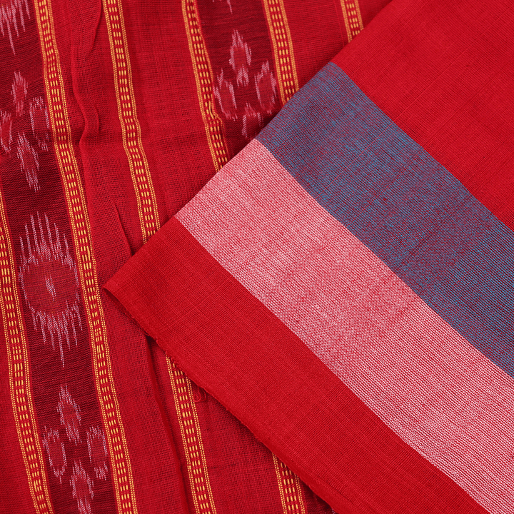 Handloom Bomkai Cotton Ikat Saree Handloom Saree_Cotton Priyadarshini Handloom