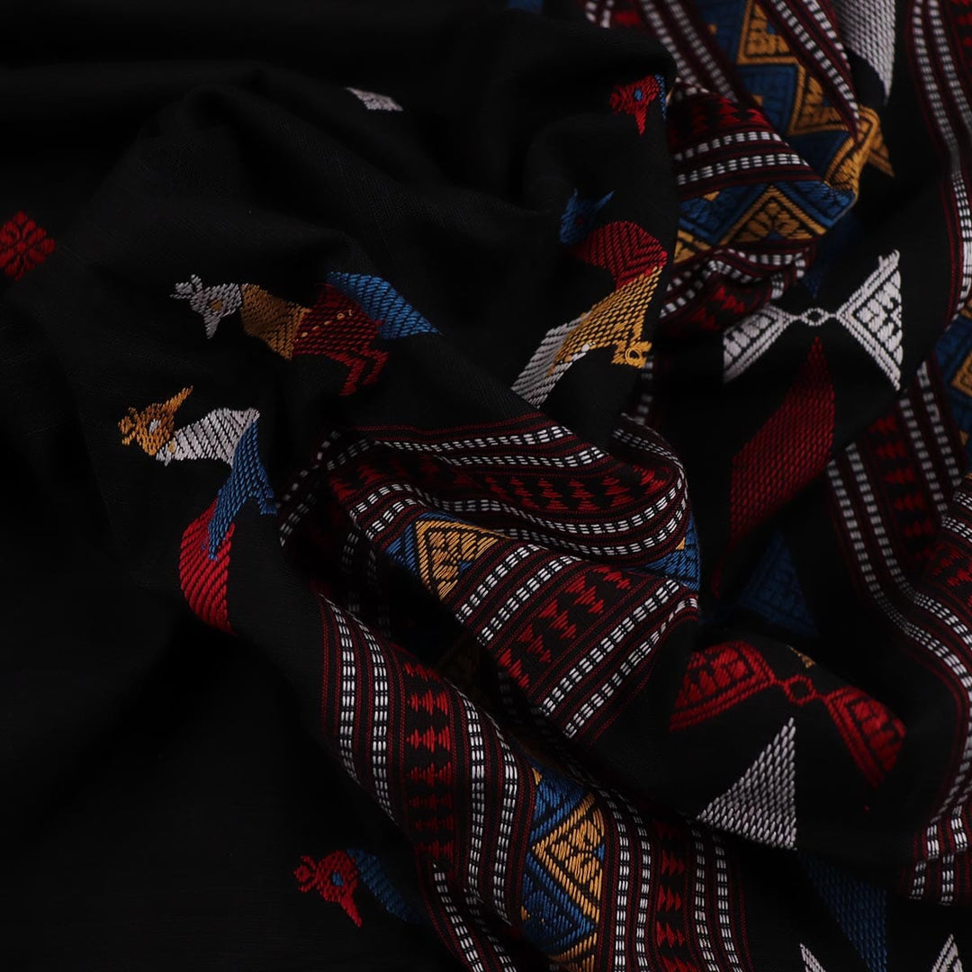 Handloom Bomkai Cotton Ikat Saree Handloom Saree_Cotton Priyadarshini Handloom