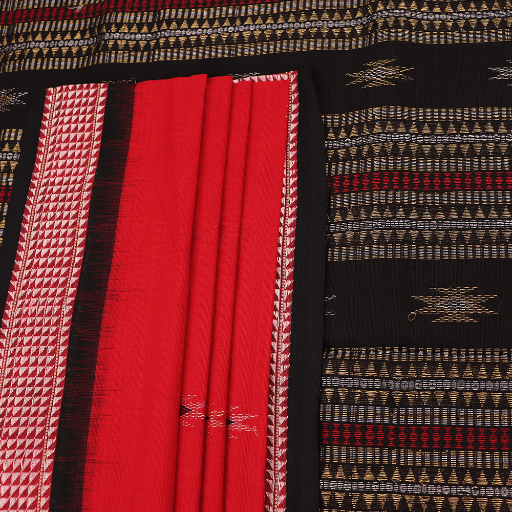 Handloom Bomkai Cotton Ikat Saree Handloom Saree_Cotton Priyadarshini Handloom