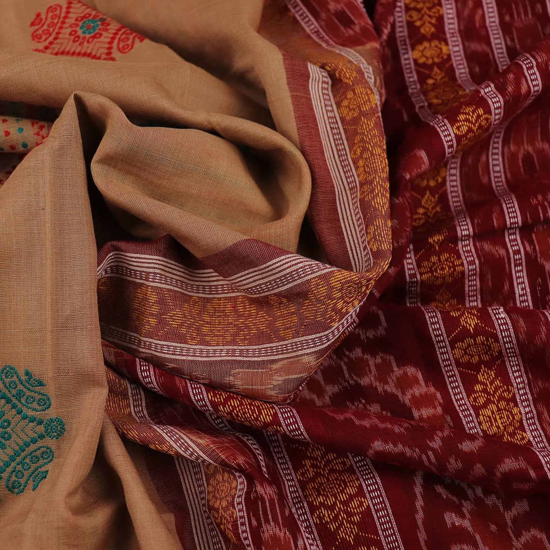 Handloom Bomkai Cotton Ikat Saree Handloom Saree_Cotton Priyadarshini Handloom