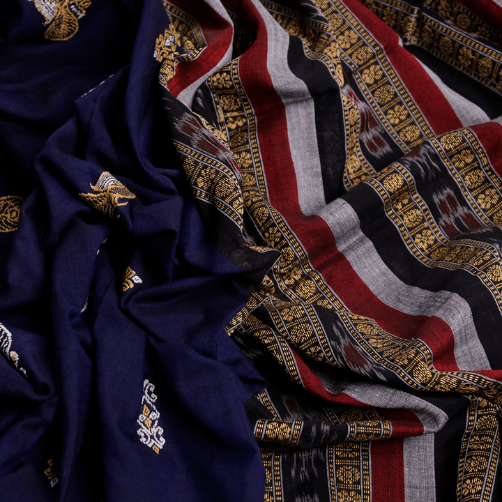 Handloom Bomkai Cotton Ikkat Saree Handloom Saree_Cotton Priyadarshini Handloom