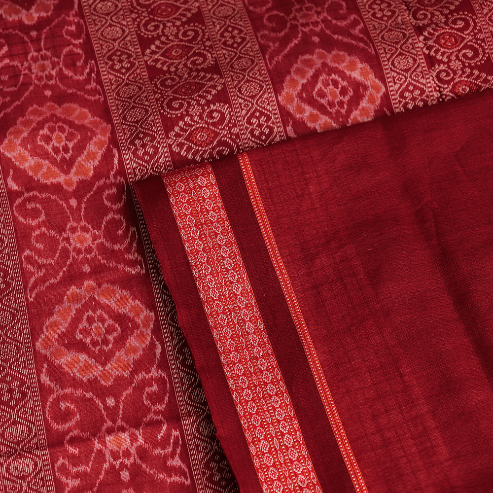 Handloom Bomkai Cotton Ikkat Saree Handloom Saree_Cotton Priyadarshini Handloom