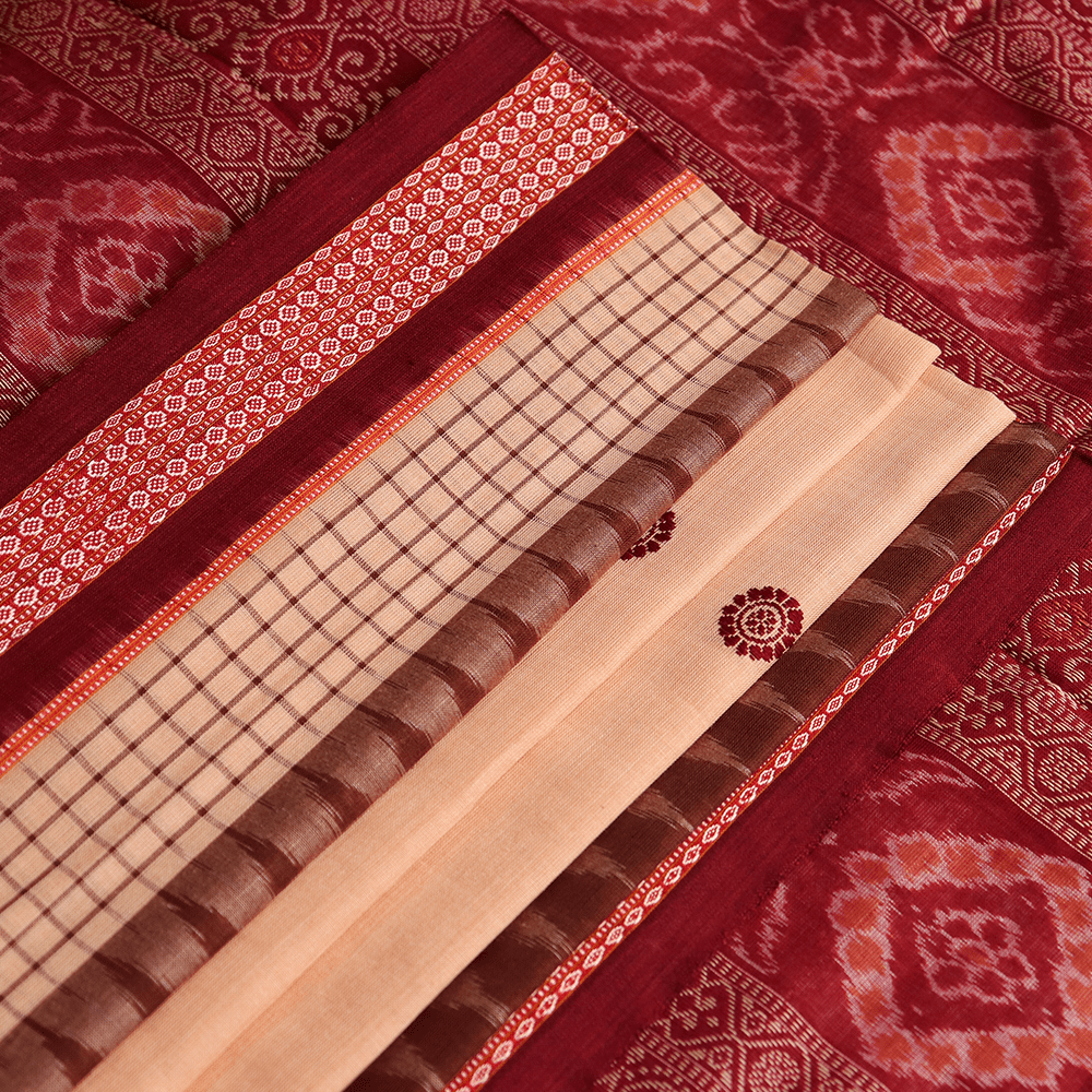 Handloom Bomkai Cotton Ikkat Saree Handloom Saree_Cotton Priyadarshini Handloom
