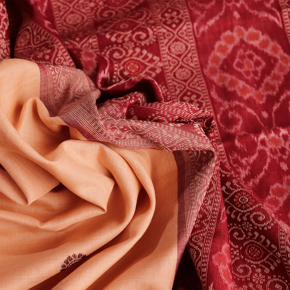 Handloom Bomkai Cotton Ikkat Saree Handloom Saree_Cotton Priyadarshini Handloom