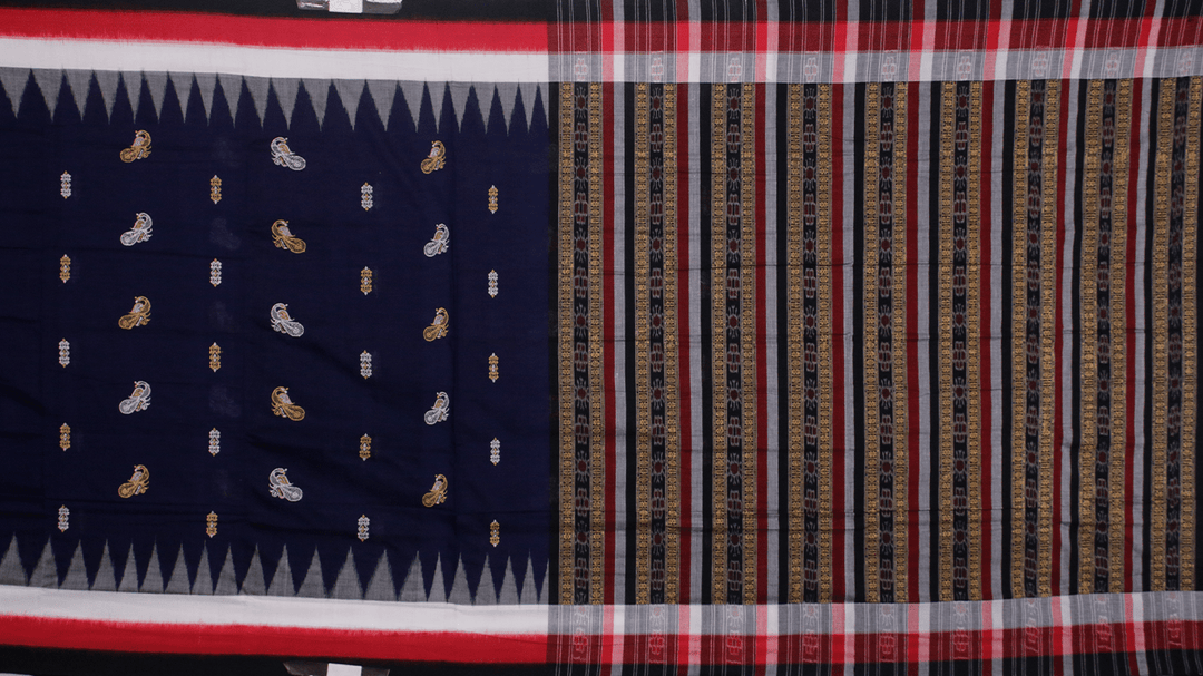 Handloom Bomkai Cotton Ikkat Saree Handloom Saree_Cotton Priyadarshini Handloom