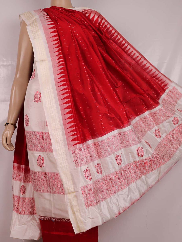 Handloom Bomkai Silk Dress Material Dress Material Handloom_Silk Priyadarshini Handloom