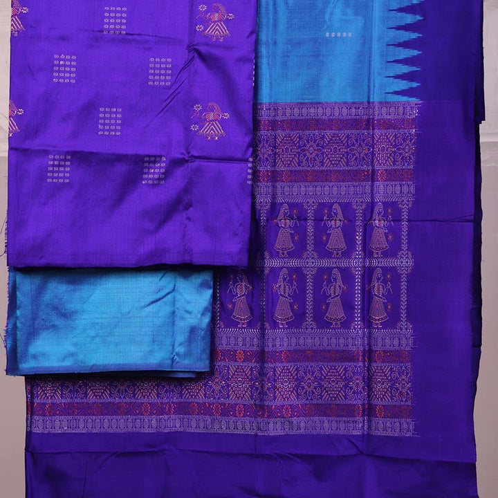 Handloom Bomkai Silk Dress Material Dress Material Handloom_Silk Priyadarshini Handloom 