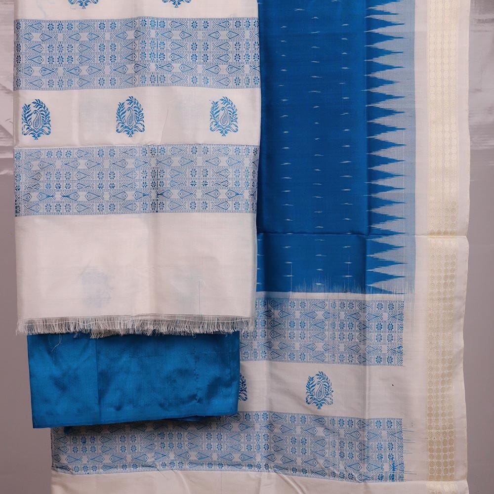 Handloom Bomkai Silk Dress Material Dress Material Handloom_Silk Priyadarshini Handloom