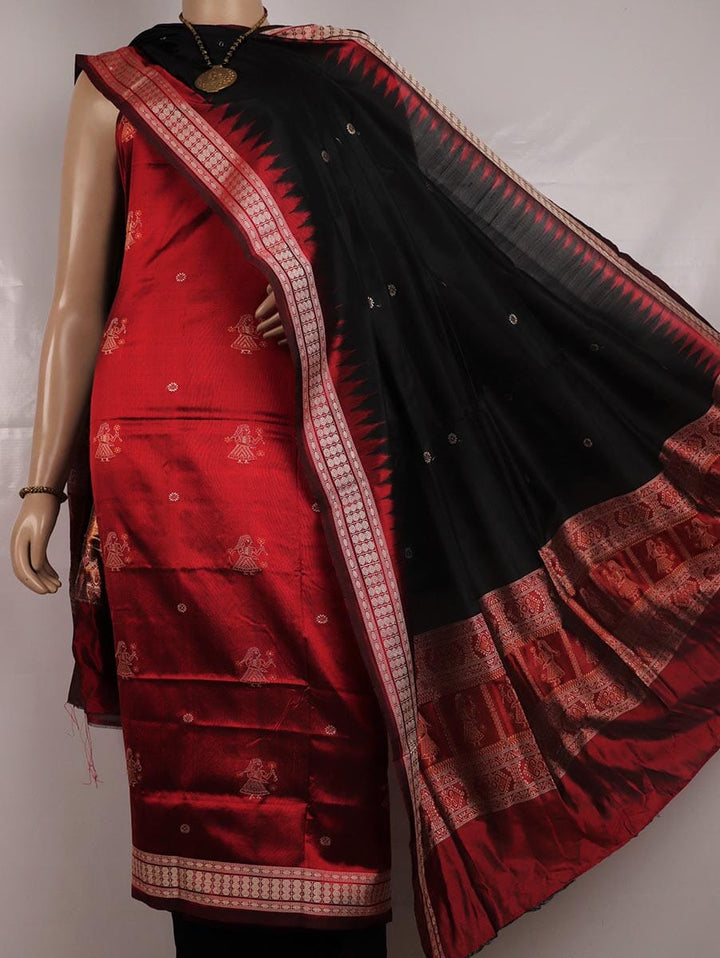 Handloom Bomkai Silk Dress Material Dress Material Handloom_Silk Priyadarshini Handloom