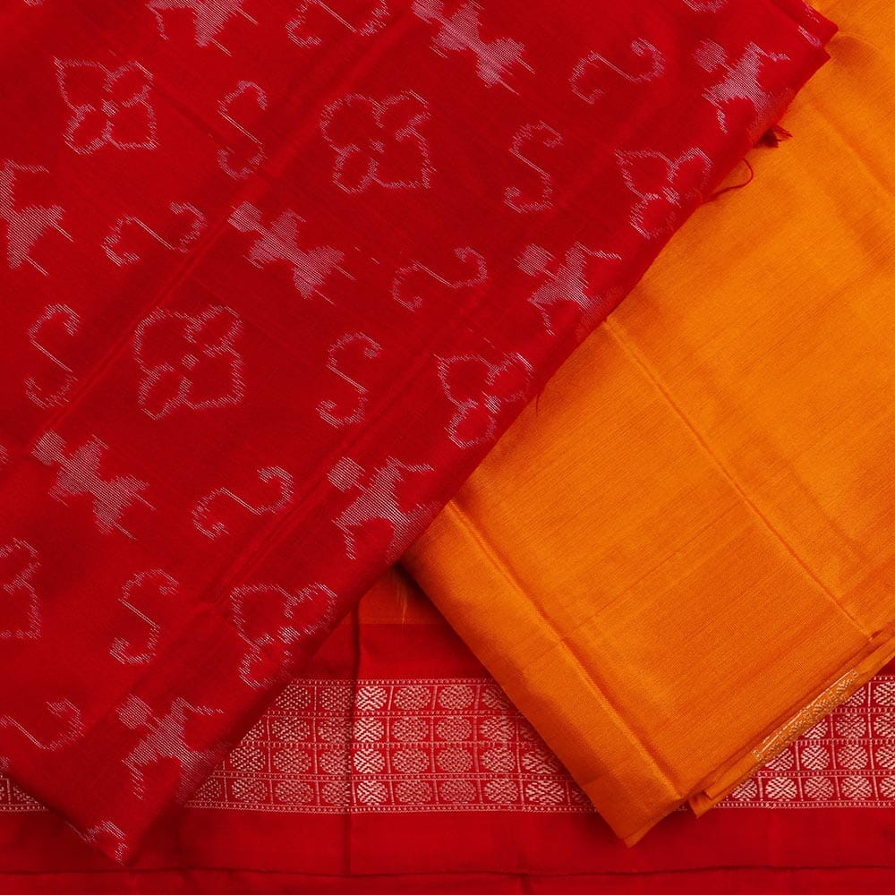 Priyadarshini Handloom, Bomkai Silk Handloom Dress Material, Unstitched Dress Material, Women's Dress Material, Silk Dress Material, Traditional Dress Material, Indian Dress Material, Bomkai Silk Handloom Dress Material for Women.