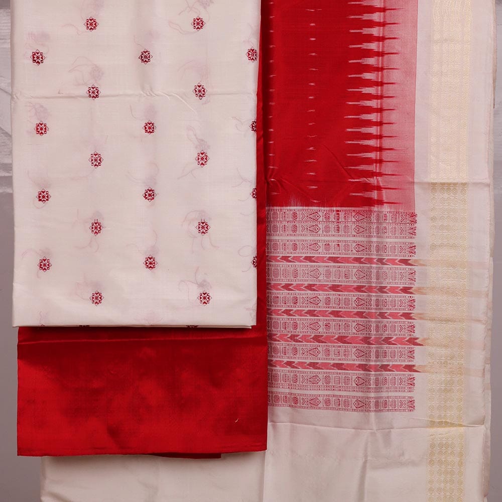 Handloom Bomkai Silk Dress Material Dress Material Handloom_Silk Priyadarshini Handloom