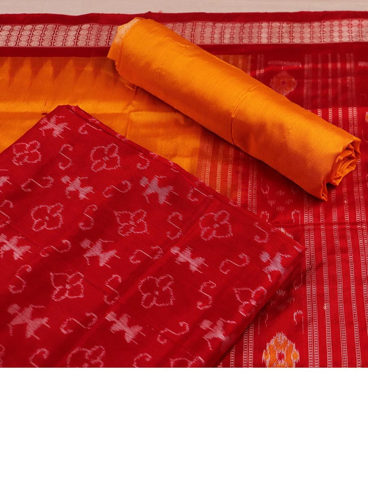 Handloom Bomkai Silk Dress Material Dress Material Handloom_Silk Priyadarshini Handloom