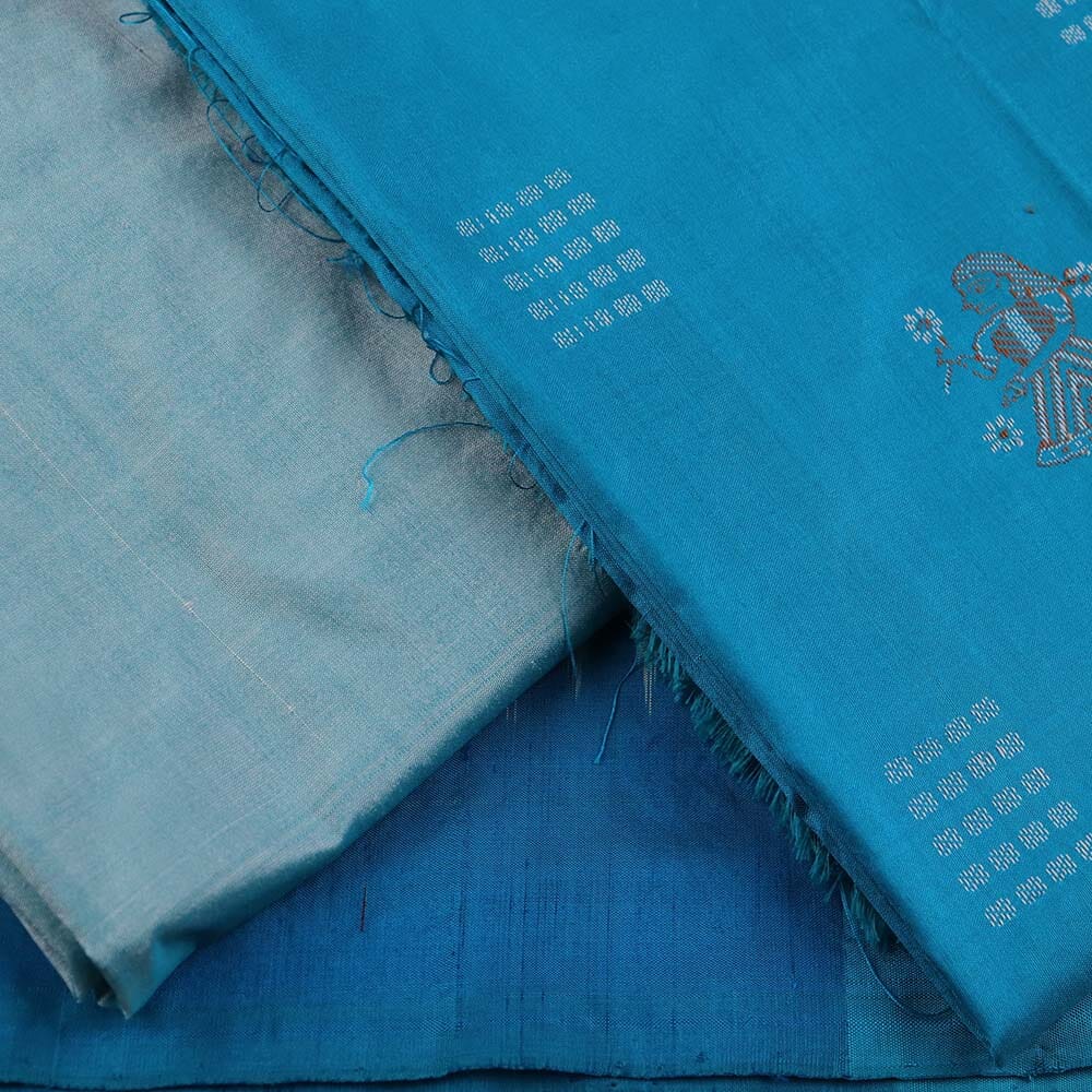 Handloom Bomkai Silk Dress Material Dress Material Handloom_Silk Priyadarshini Handloom