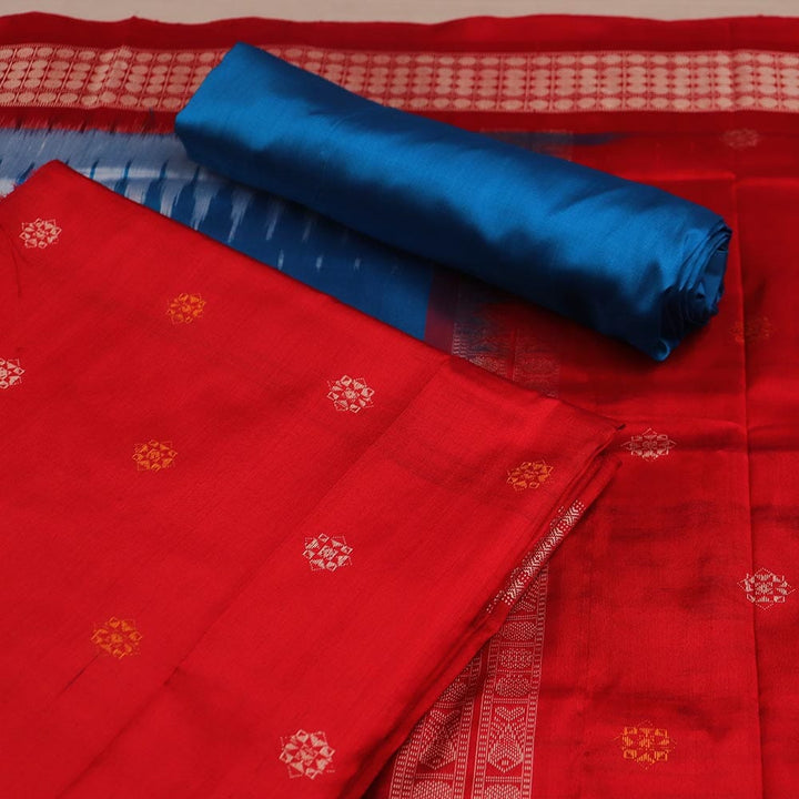 Priyadarshini Handloom, Bomkai Silk Handloom Dress Material, Unstitched Dress Material, Women's Dress Material, Silk Dress Material, Traditional Dress Material, Indian Dress Material, Bomkai Silk Handloom Dress Material for Women.