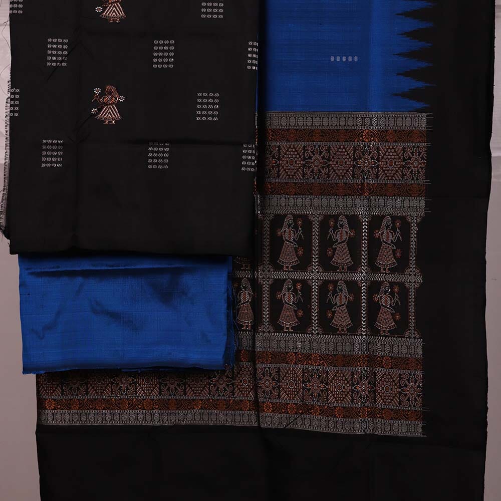 Handloom Bomkai Silk Dress Material Dress Material Handloom_Silk Priyadarshini Handloom