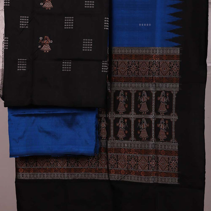 Handloom Bomkai Silk Dress Material Dress Material Handloom_Silk Priyadarshini Handloom 