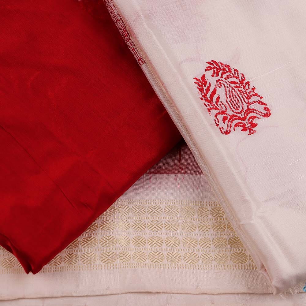 Handloom Bomkai Silk Dress Material Dress Material Handloom_Silk Priyadarshini Handloom