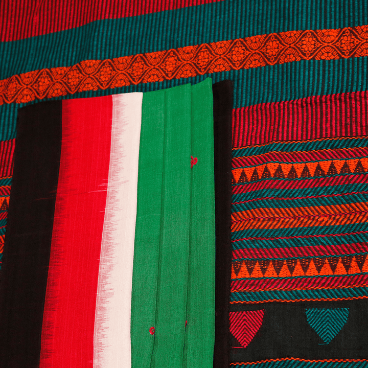 Handloom Cotton Dongaria Saree Handloom Saree_Cotton Priyadarshini Handloom