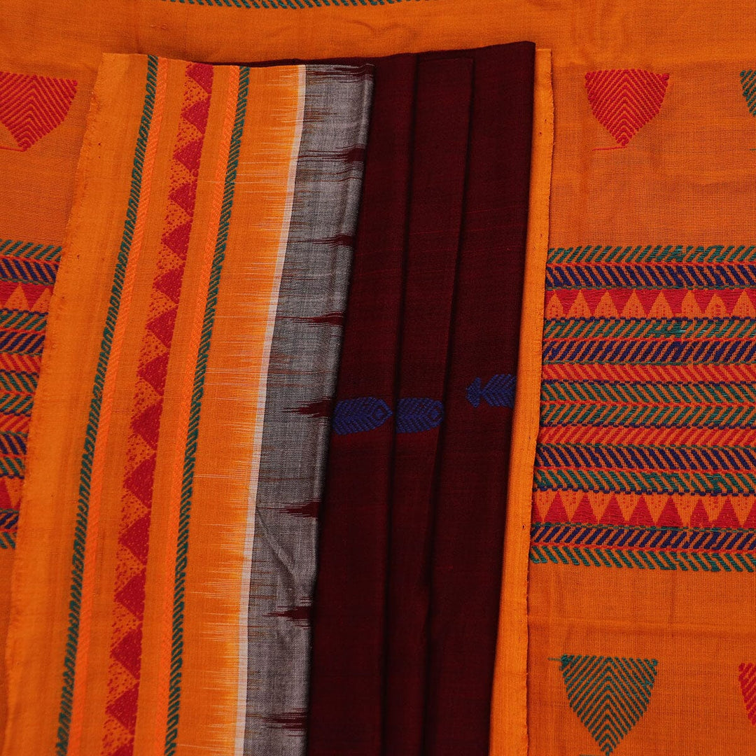 Handloom Cotton Dongaria Saree Handloom Saree_Cotton Priyadarshini Handloom