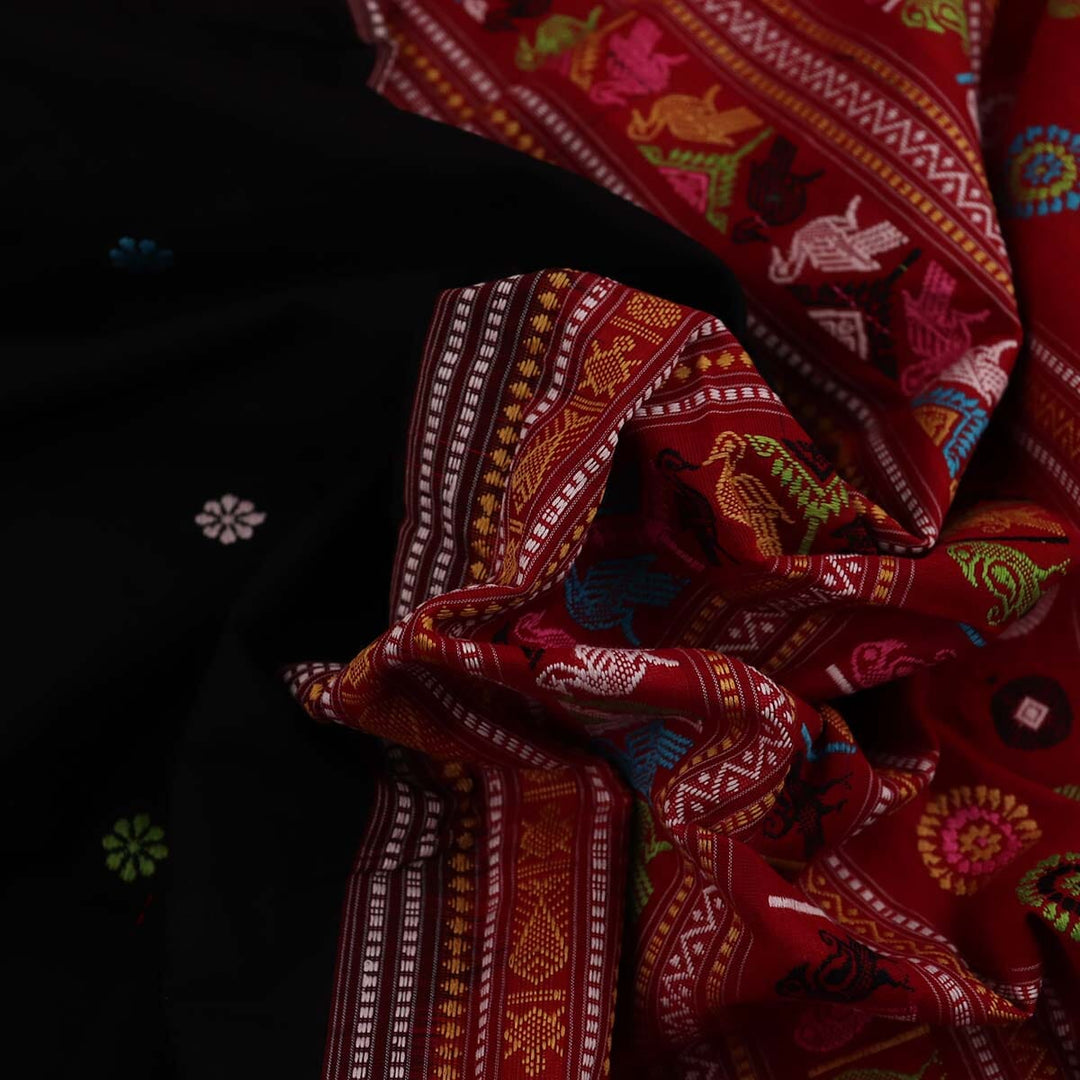 Handloom Dolabedi Cotton Ikat Saree Handloom Saree_Cotton Priyadarshini Handloom
