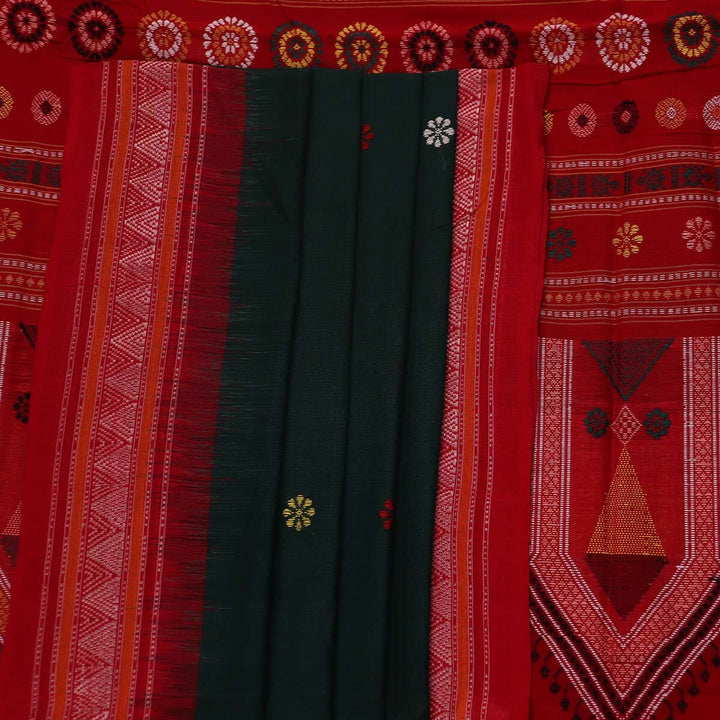 Handloom Dolabedi Cotton Ikat Saree Handloom Saree_Cotton Priyadarshini Handloom