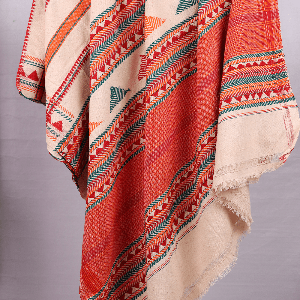 Handloom Dongria Cotton Dupatta Dupatta Priyadarshini Handloom