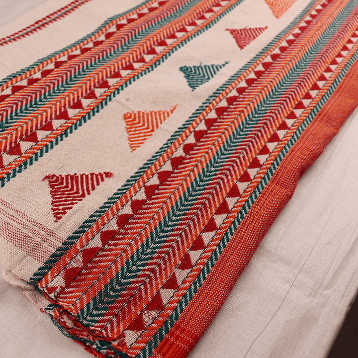Handloom Dongria Cotton Dupatta Dupatta Priyadarshini Handloom