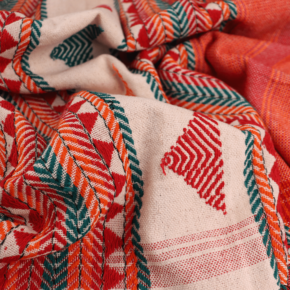 Handloom Dongria Cotton Dupatta Dupatta Priyadarshini Handloom