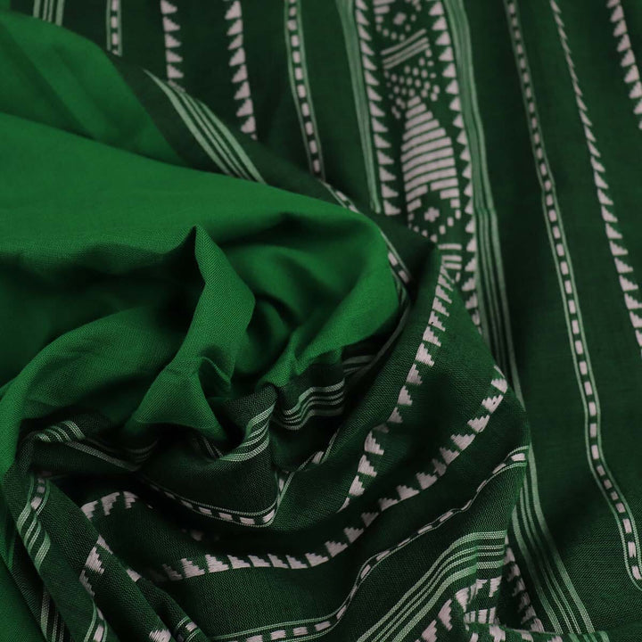 Handloom Habaspuri Cotton Ikkat Saree Handloom Saree_Cotton Priyadarshini Handloom