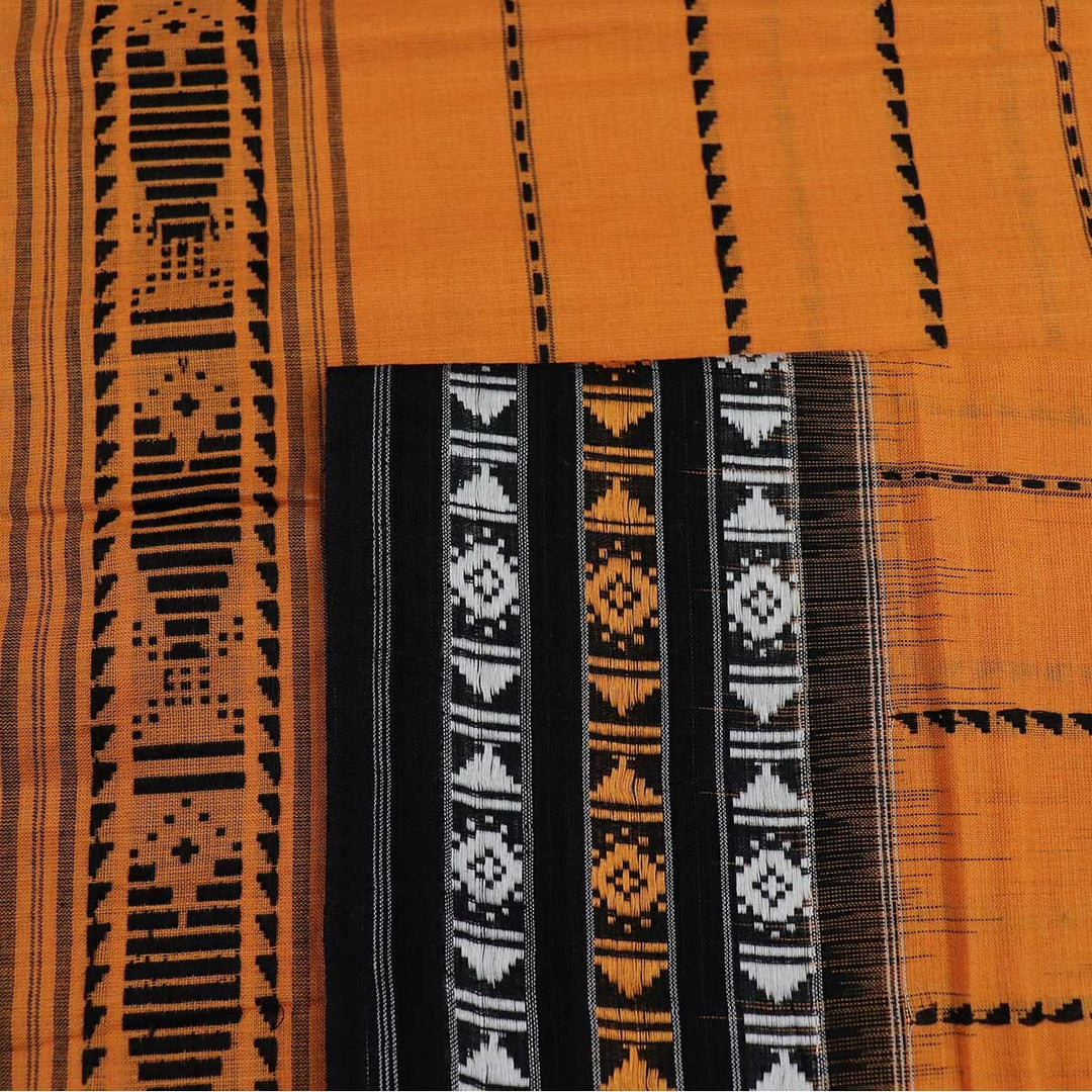 Handloom Habaspuri Cotton Ikkat Saree Handloom Saree_Cotton Priyadarshini Handloom