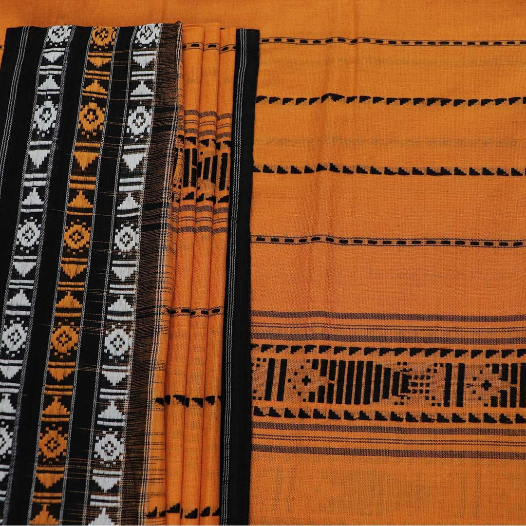 Handloom Habaspuri Cotton Ikkat Saree Handloom Saree_Cotton Priyadarshini Handloom
