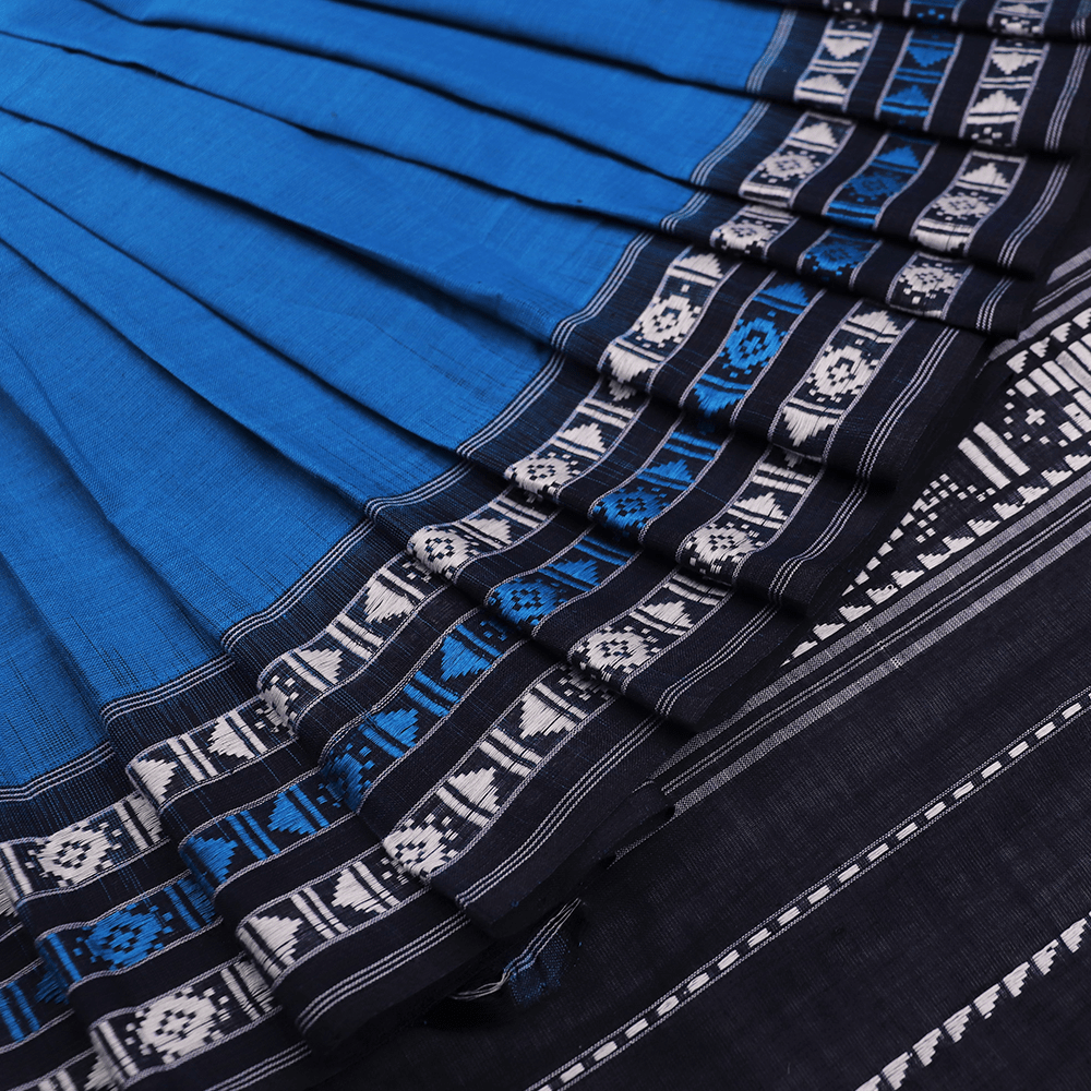 Handloom Habaspuri Cotton Ikkat Saree Handloom Saree_Cotton Priyadarshini Handloom 