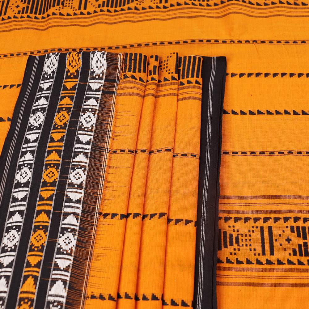 Handloom Habaspuri Cotton Ikkat Saree Handloom Saree_Cotton Priyadarshini Handloom