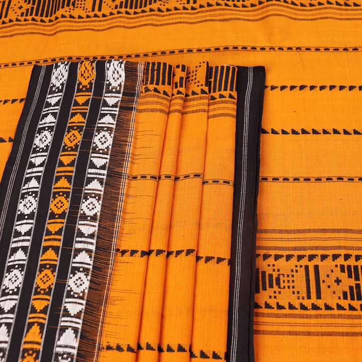 Handloom Habaspuri Cotton Ikkat Saree Handloom Saree_Cotton Priyadarshini Handloom