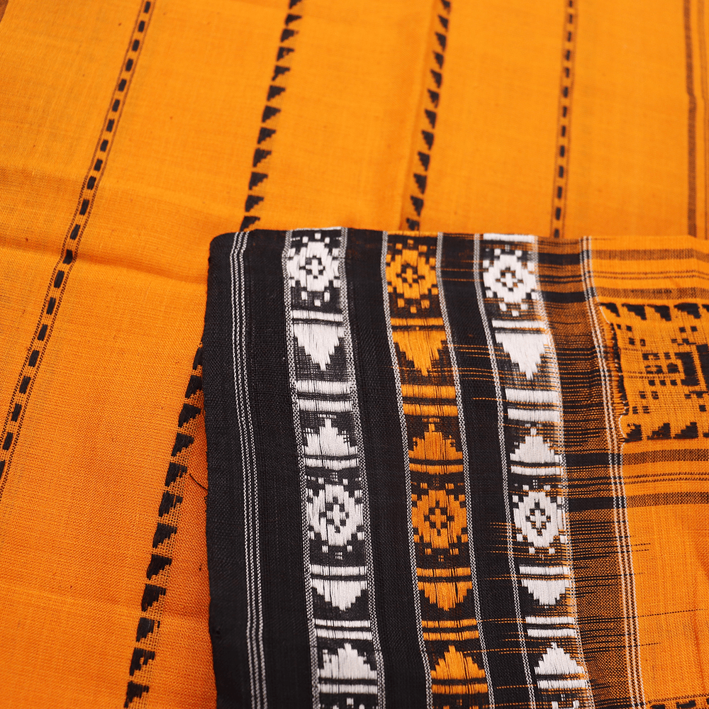 Handloom Habaspuri Cotton Ikkat Saree Handloom Saree_Cotton Priyadarshini Handloom