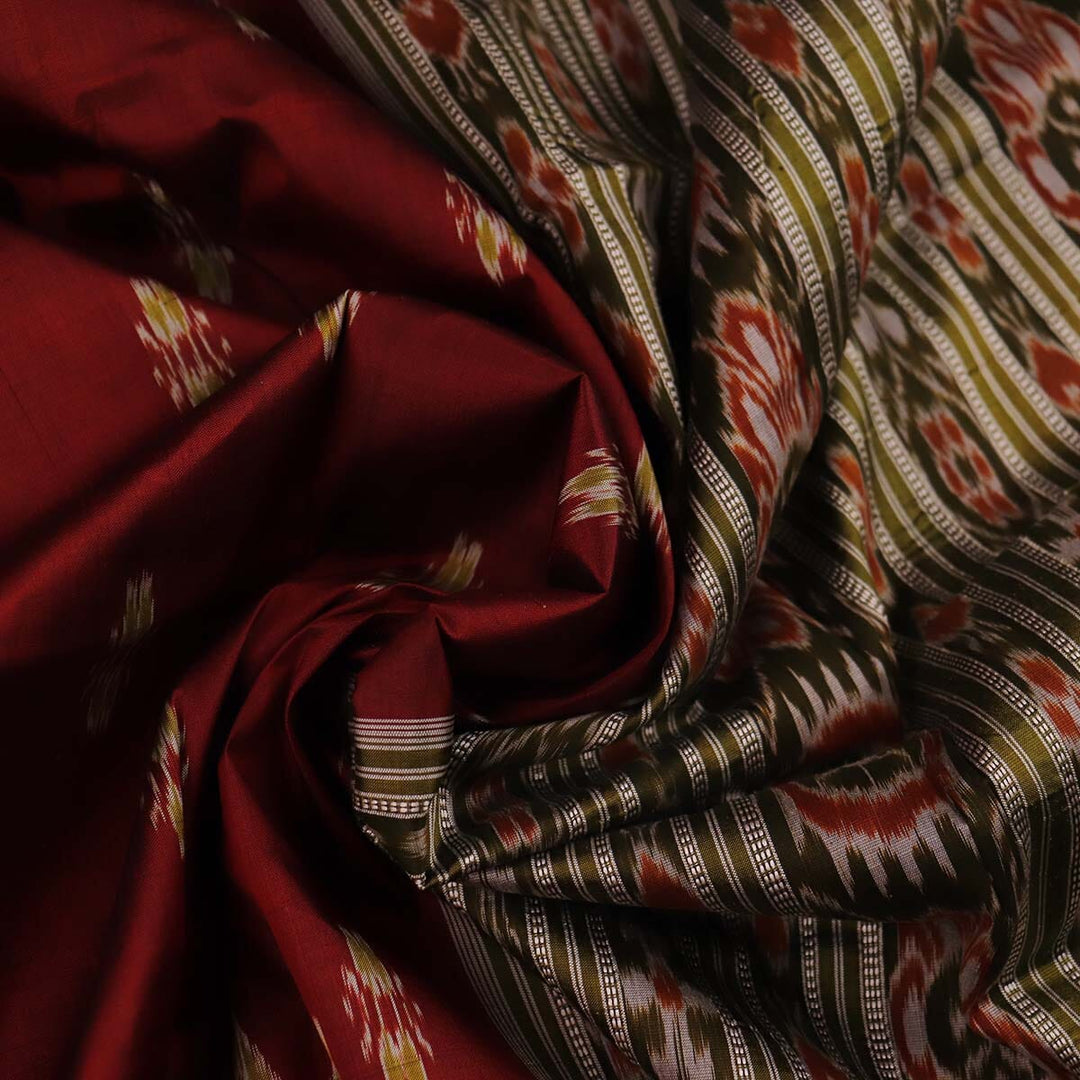 Handloom Khandua Silk Ikat Saree Handloom Saree_Khandua Silk Priyadarshini Handloom