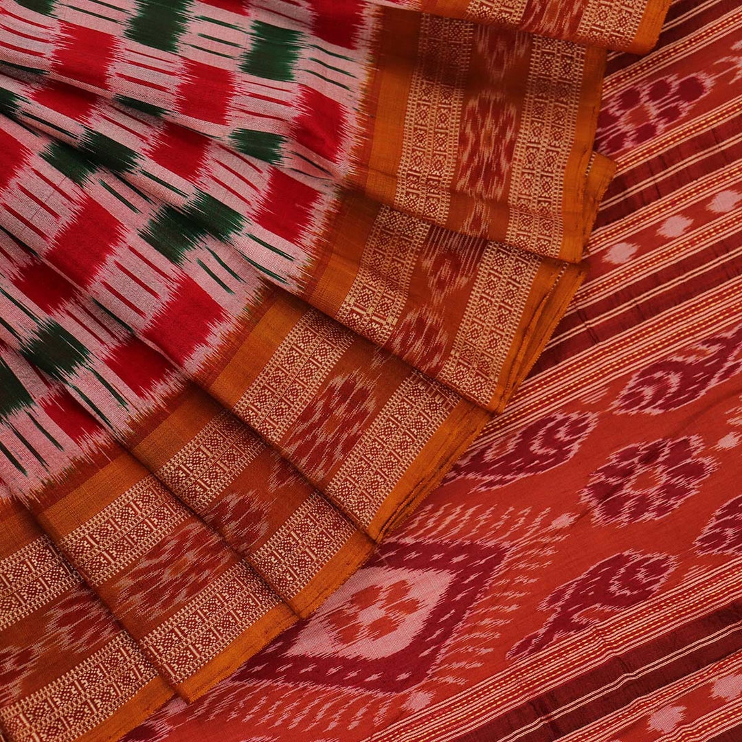 Handloom Khandua Silk Ikat Saree Handloom Saree_Khandua Silk Priyadarshini Handloom 