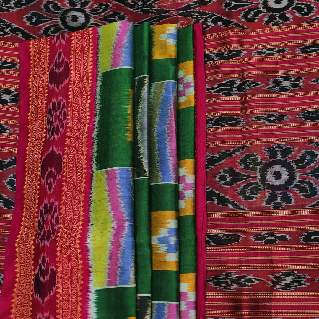 Handloom Khandua Silk Ikat Saree Handloom Saree_Khandua Silk Priyadarshini Handloom