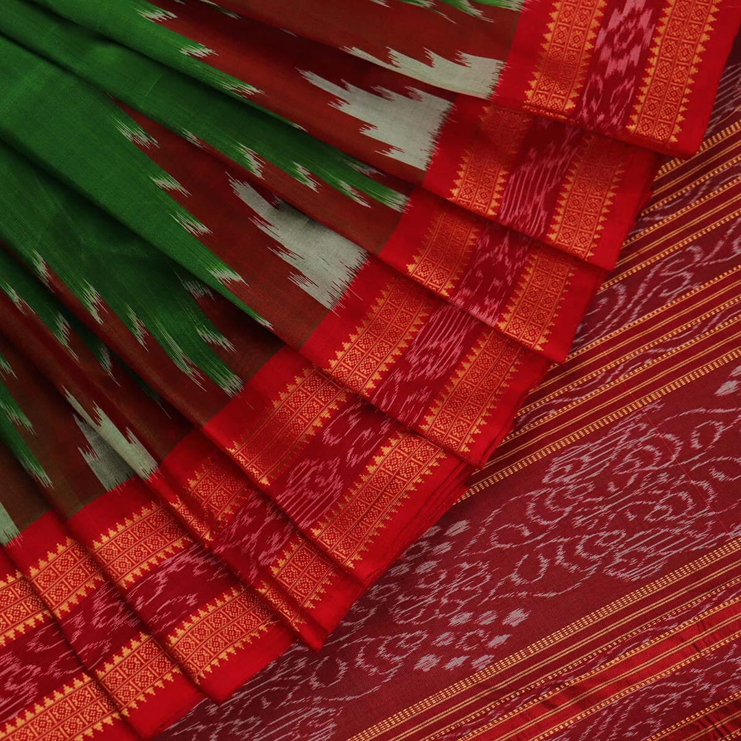 Handloom Khandua Silk Ikat Saree Handloom Saree_Khandua Silk Priyadarshini Handloom 